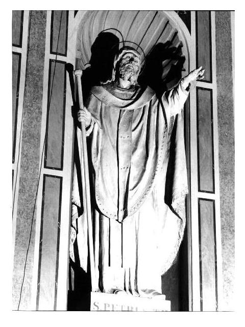 San Pietro (statua, opera isolata) di Brilla Antonio (fine sec. XIX)