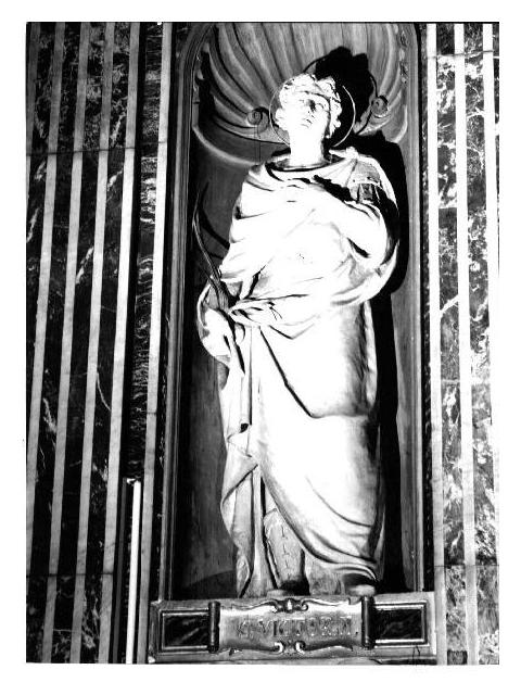 San Vittore (statua, opera isolata) di Brilla Antonio (fine sec. XIX)