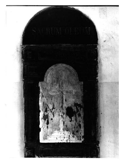 armadietto per oli santi, opera isolata - ambito ligure (sec. XVII)