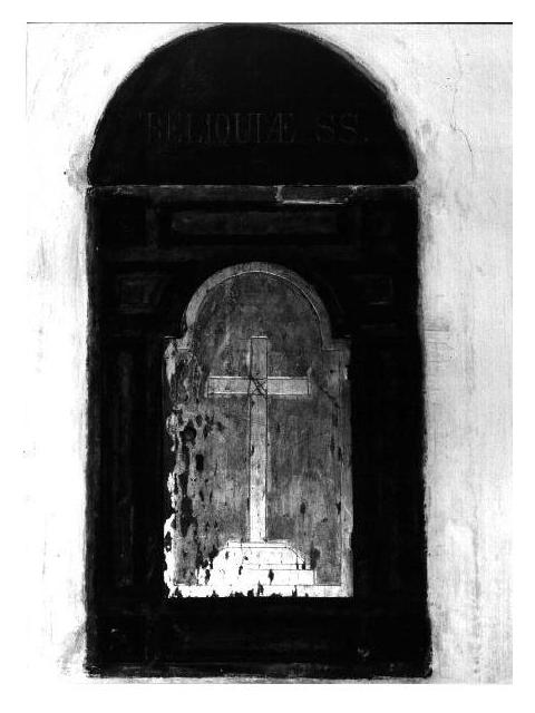 mostra di tabernacolo - a muro, opera isolata - ambito ligure (sec. XVII)