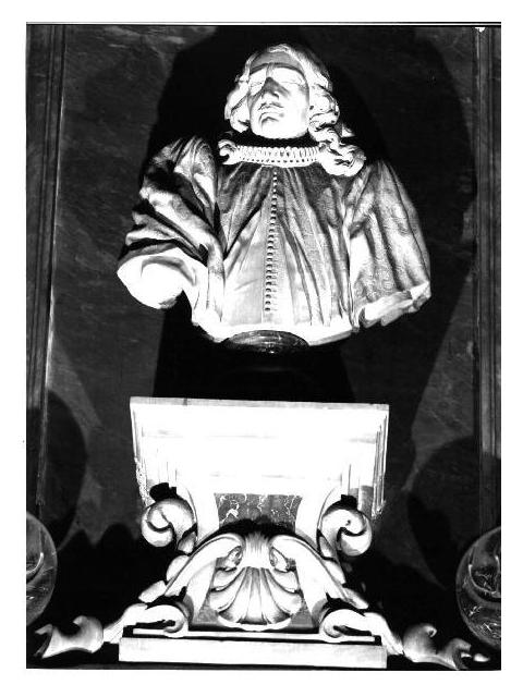 Agostino Franzone (busto, opera isolata) di Algardi Alessandro (attribuito), Guidi Domenico (attribuito) (seconda metà sec. XVII)