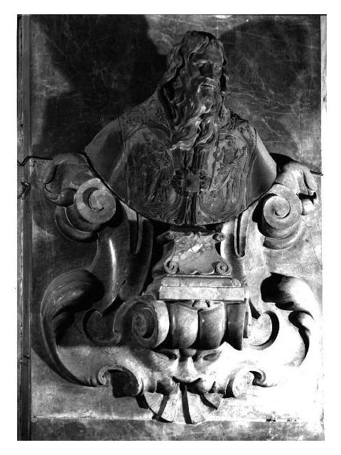 San Basilio (busto, opera isolata) di Algardi Alessandro (attribuito), Guidi Domenico (attribuito) (seconda metà sec. XVII)
