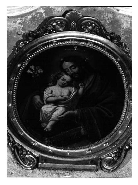 San Giuseppe e Gesù Bambino (dipinto, opera isolata) - ambito ligure (ultimo quarto sec. XVIII)