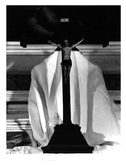 CRISTO CROCIFISSO (crocifisso, opera isolata) - ambito ligure (sec. XIX)