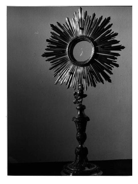 ostensorio, opera isolata - PRODUZIONE LIGURE (primo quarto sec. XIX)