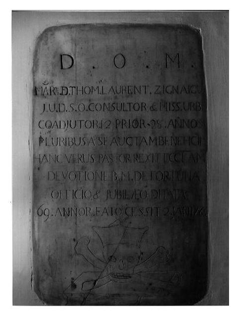 lapide, opera isolata - PRODUZIONE LIGURE (ultimo quarto sec. XVIII)