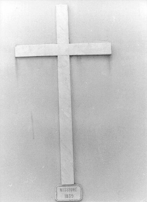 croce, opera isolata - manifattura ligure (secondo quarto sec. XIX)