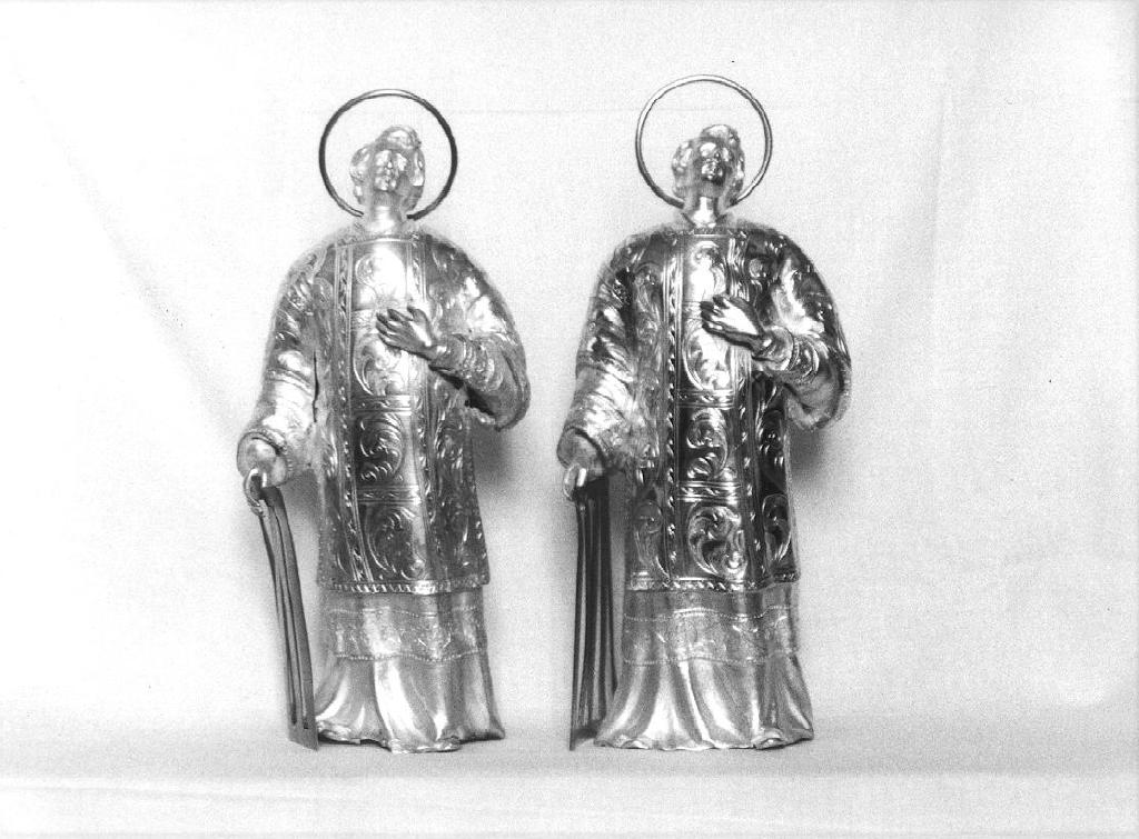 SAN LORENZO (statuetta, serie) - PRODUZIONE LIGURE (seconda metà sec. XIX)