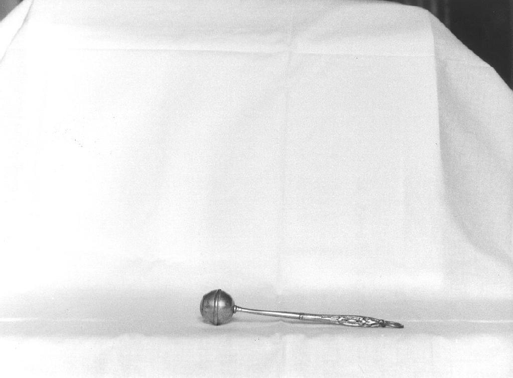 aspersorio, opera isolata - manifattura ligure, manifattura ligure (seconda metà sec. XIX)