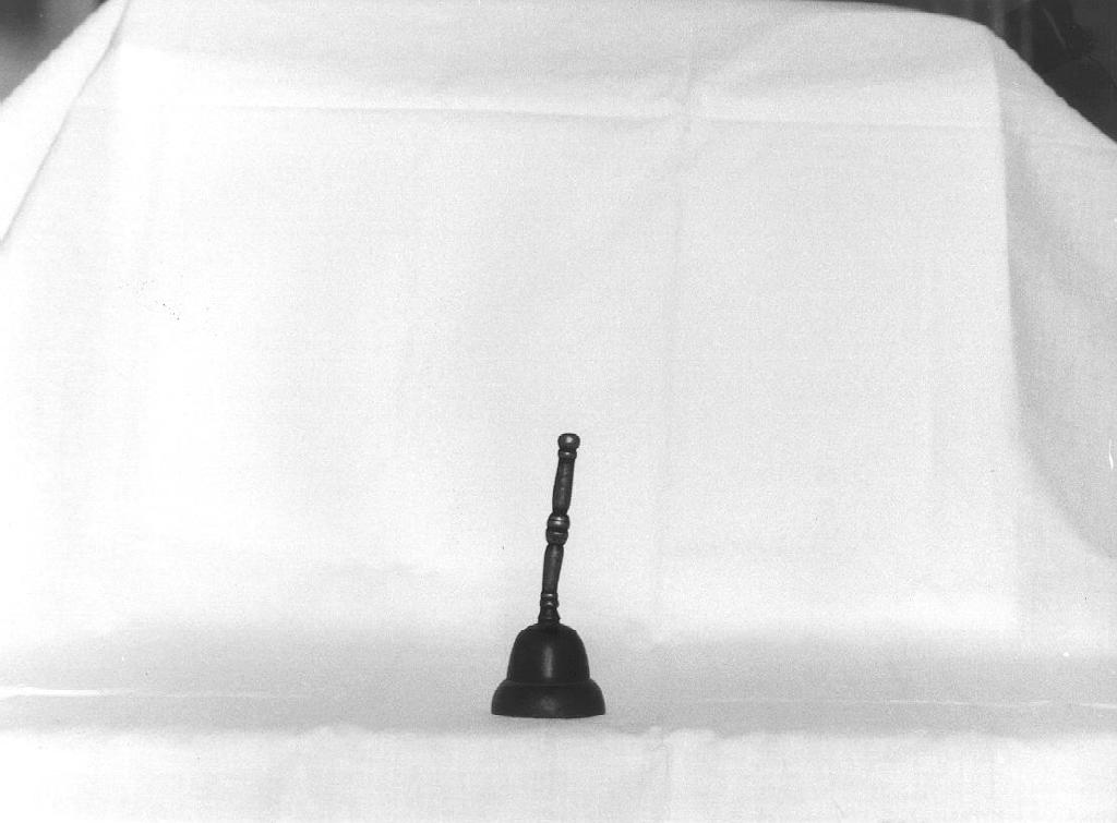 campanello d'altare, opera isolata - manifattura ligure (seconda metà sec. XIX)
