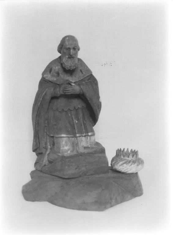 re Mago (statuetta di presepio, elemento d'insieme) - PRODUZIONE LIGURE, PRODUZIONE LIGURE (seconda metà sec. XIX)