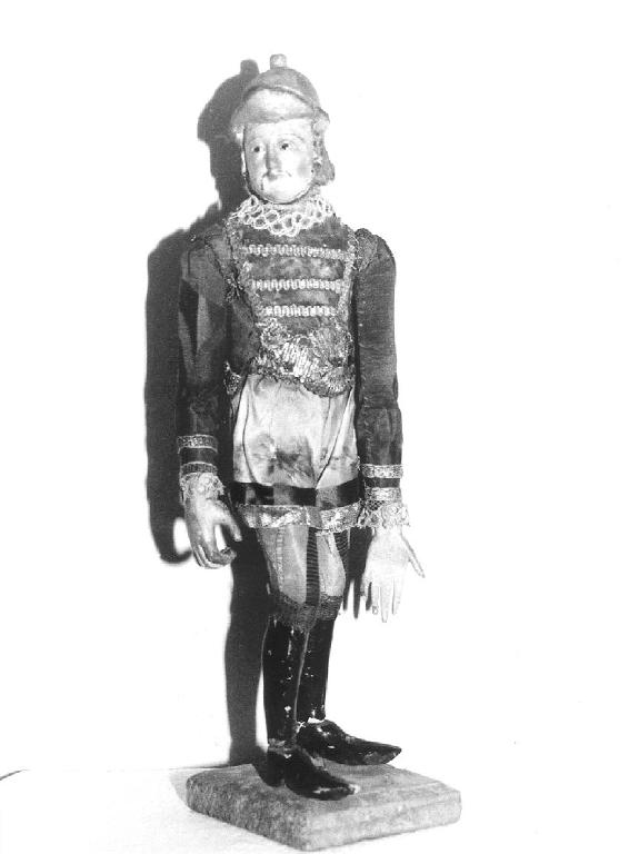 soldato (statuetta di presepio, elemento d'insieme) - PRODUZIONE LIGURE (primo quarto sec. XIX)