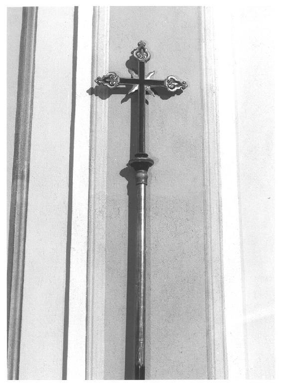 croce processionale, opera isolata - PRODUZIONE LIGURE (sec. XIX)