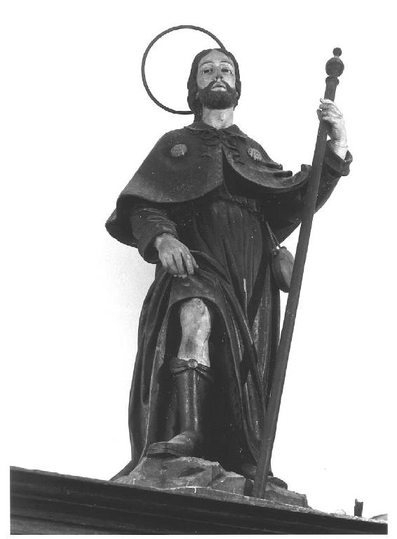 SAN ROCCO (statua, opera isolata) - PRODUZIONE LIGURE (sec. XIX)