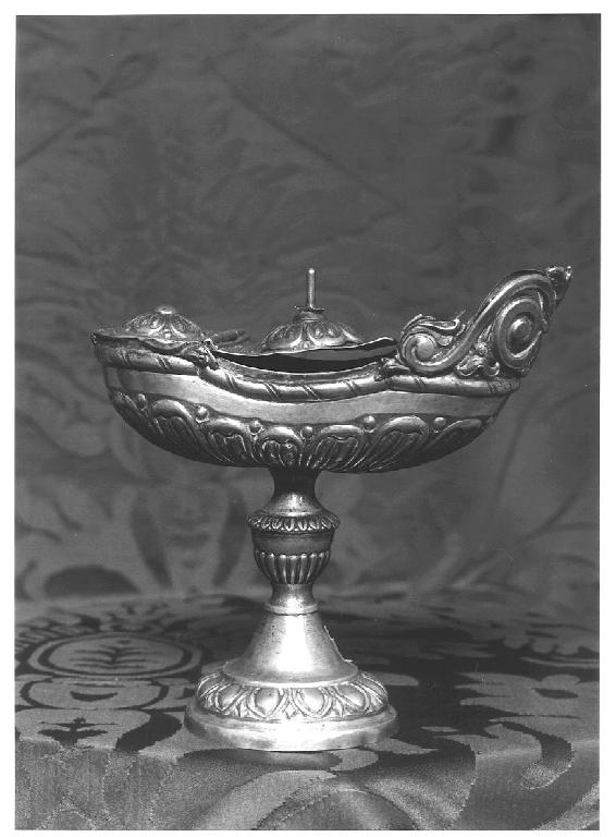 navicella portaincenso, opera isolata - PRODUZIONE LIGURE (sec. XIX)