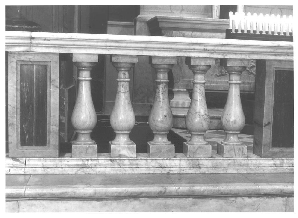 balaustrata, serie - ambito ligure (sec. XVII)