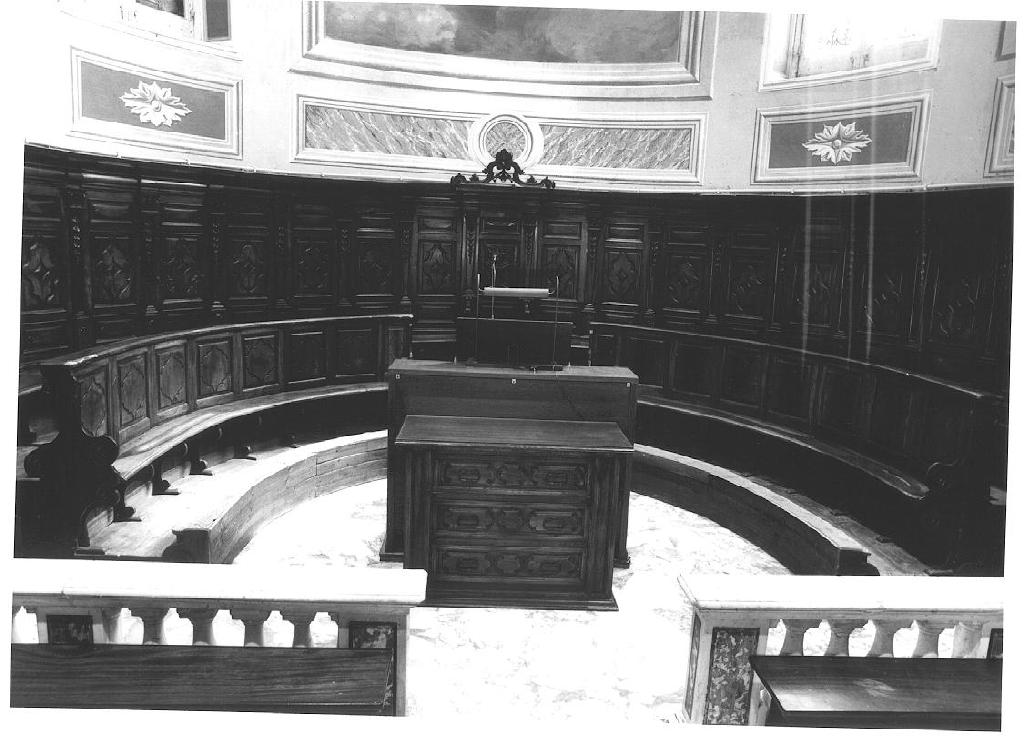 stalli del coro, opera isolata - PRODUZIONE LIGURE (sec. XVIII)