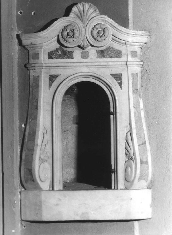 mostra di nicchia, opera isolata - bottega ligure (terzo quarto sec. XVIII)