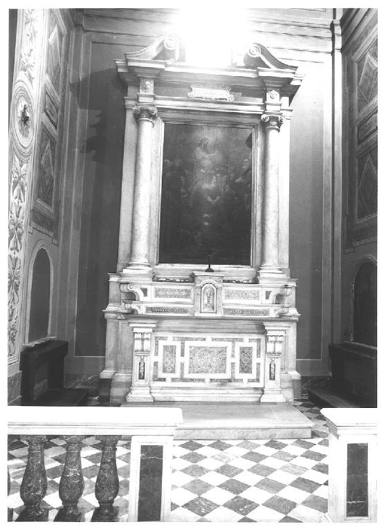 altare, opera isolata - bottega ligure (ultimo quarto sec. XVI, sec. XIX)