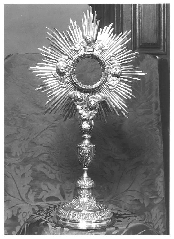 ANGELI (ostensorio, opera isolata) - PRODUZIONE GENOVESE (secondo quarto sec. XIX)