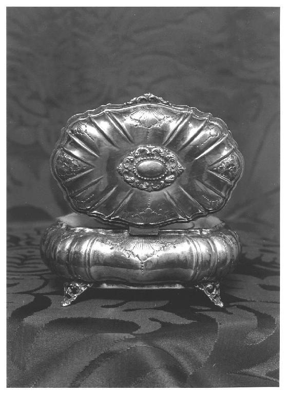 custodia - di reliquiario, opera isolata - PRODUZIONE LIGURE (fine/inizio secc. XIX/ XX)