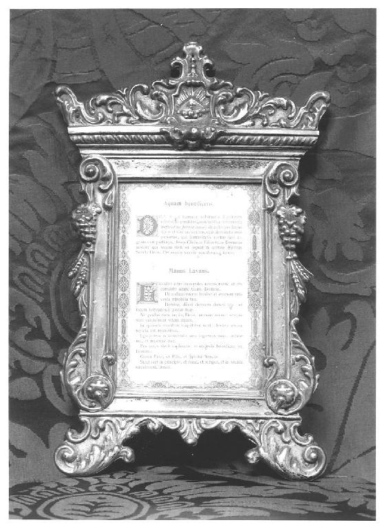 simboli eucaristici (cartagloria, opera isolata) - PRODUZIONE LIGURE (primo quarto sec. XIX)