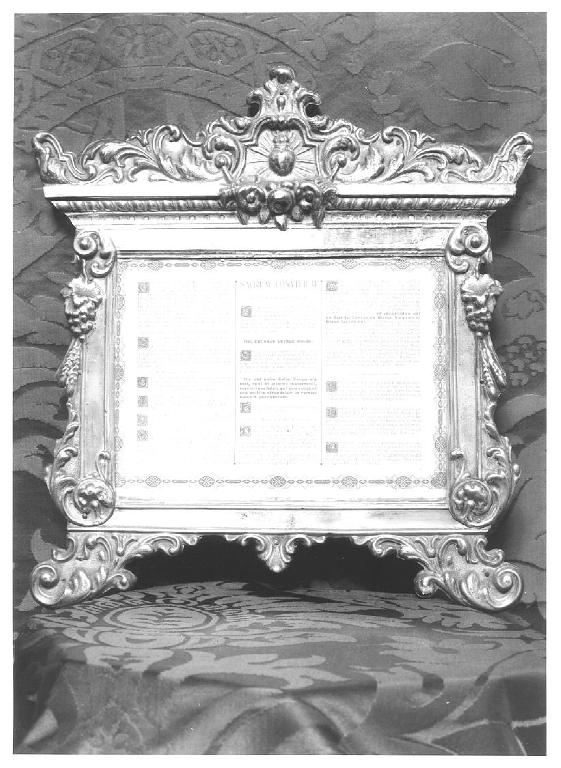 cartagloria, opera isolata - PRODUZIONE LIGURE (primo quarto sec. XIX)