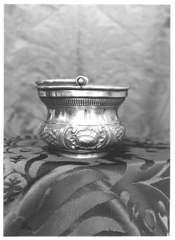 secchiello per l'acqua benedetta, opera isolata - PRODUZIONE LIGURE (metà sec. XVIII)