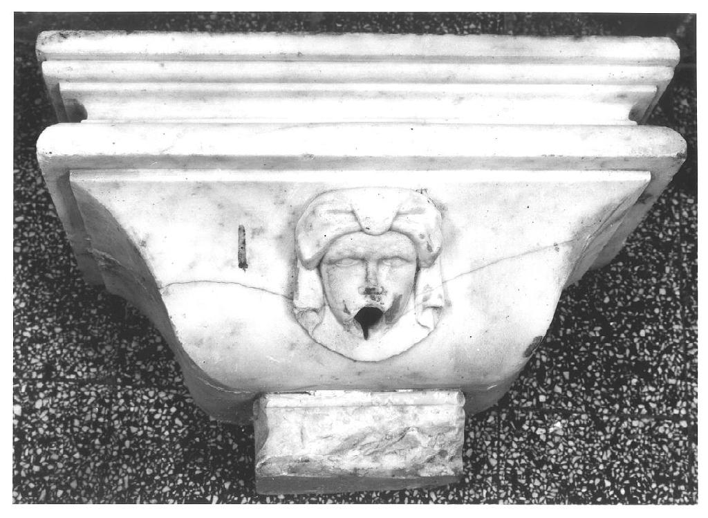 testa di fanciulla (vasca, opera isolata) - PRODUZIONE LIGURE (sec. XVIII)