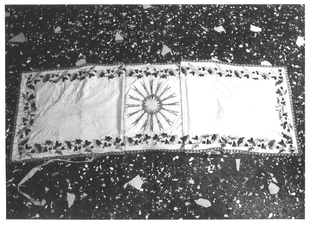 velo omerale, opera isolata - manifattura ligure (sec. XIX)