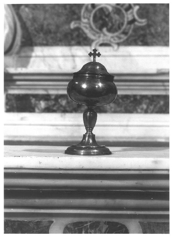 pisside da viatico, opera isolata - PRODUZIONE LIGURE (metà sec. XIX)