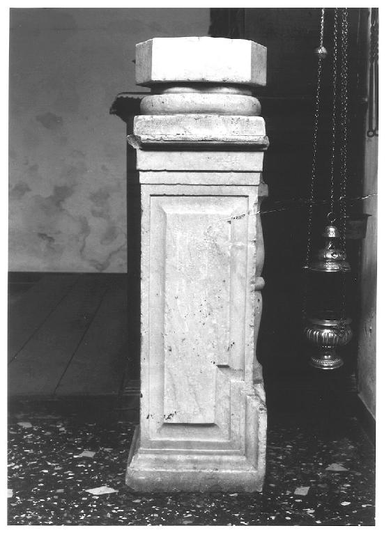 balaustro, frammento - ambito ligure (seconda metà sec. XIX)