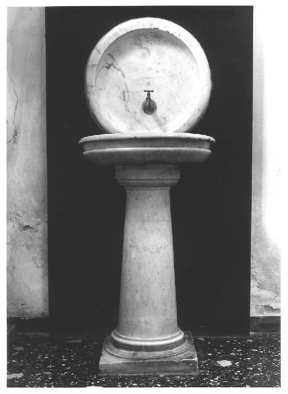 lavabo, opera isolata - ambito ligure (seconda metà sec. XIX)