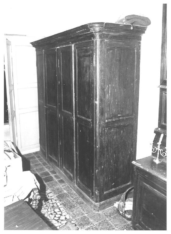armadio da sacrestia, opera isolata - bottega ligure (ultimo quarto sec. XIX)