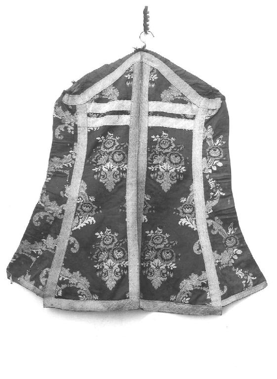 conopeo di tabernacolo, opera isolata - manifattura ligure (prima metà sec. XIX)