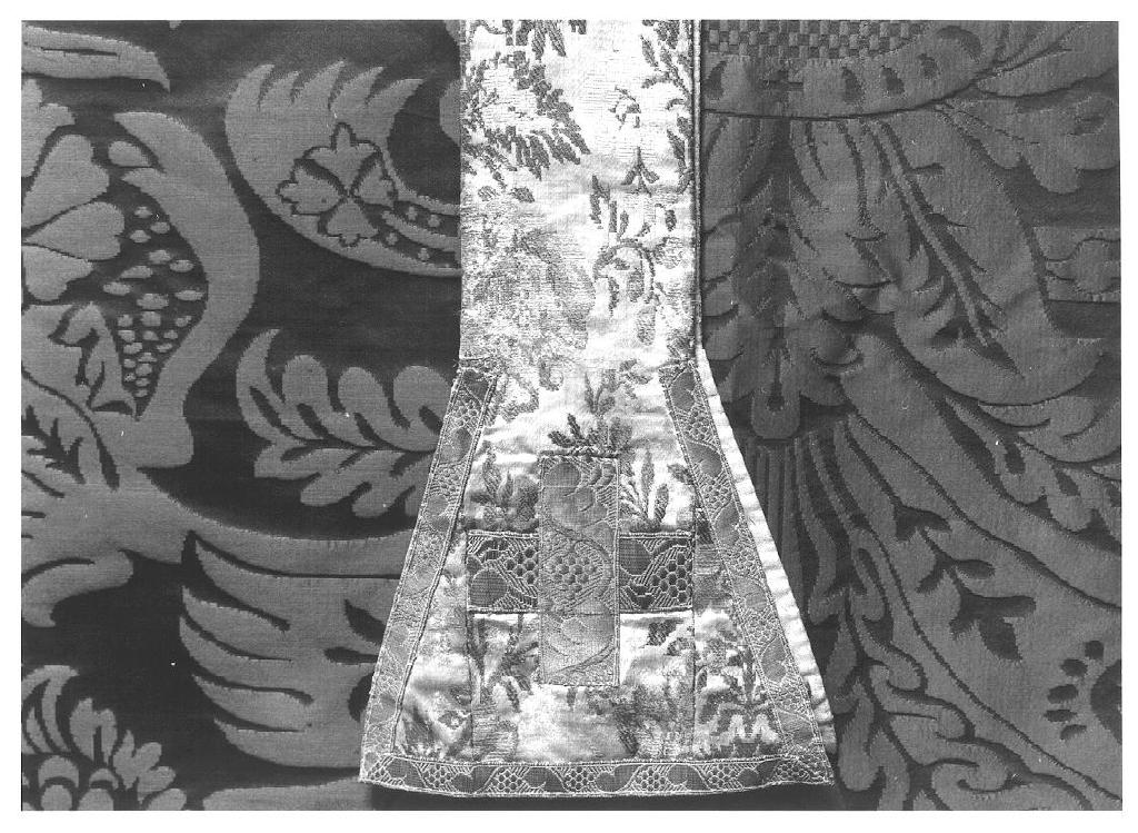 stola, serie - manifattura ligure (ultimo quarto sec. XVIII)