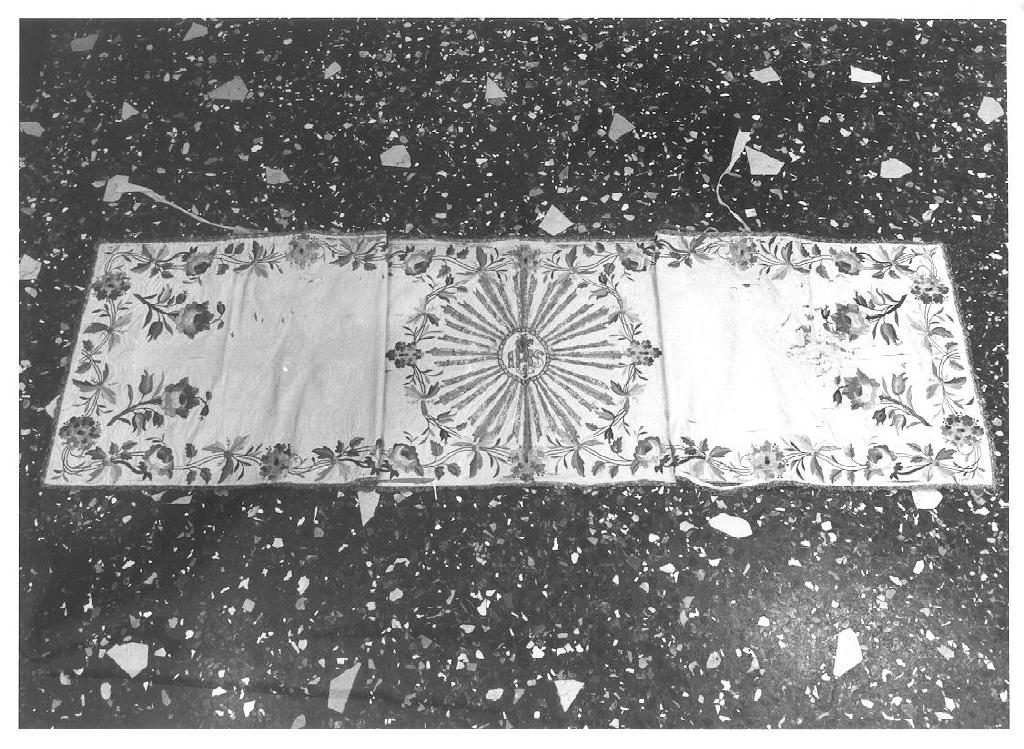 velo omerale, opera isolata - manifattura ligure (primo quarto sec. XIX)