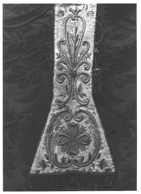 stola, opera isolata - manifattura ligure (seconda metà sec. XIX)