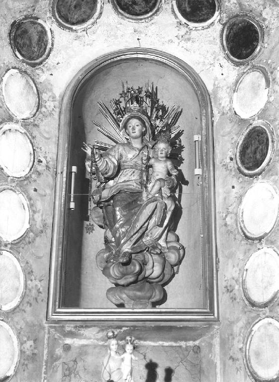 Madonna del Rosario (statua, opera isolata) di Maragliano Anton Maria (scuola) (secondo quarto sec. XVIII)