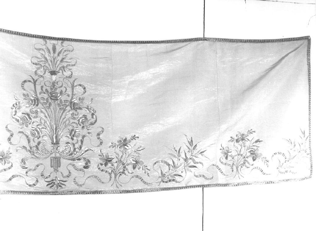 velo omerale, opera isolata - manifattura ligure (ultimo quarto, fine/inizio sec. XIX, secc. XIX/ XX)