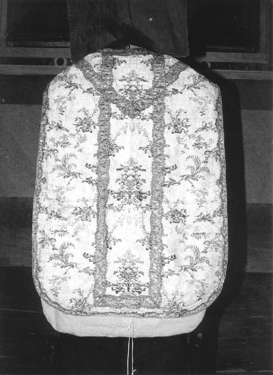 paramento liturgico, opera isolata - manifattura genovese (seconda metà sec. XVIII)