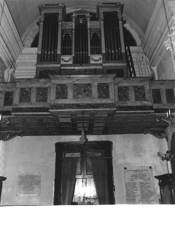 tribuna d'organo - ambito ligure (secondo quarto sec. XX)