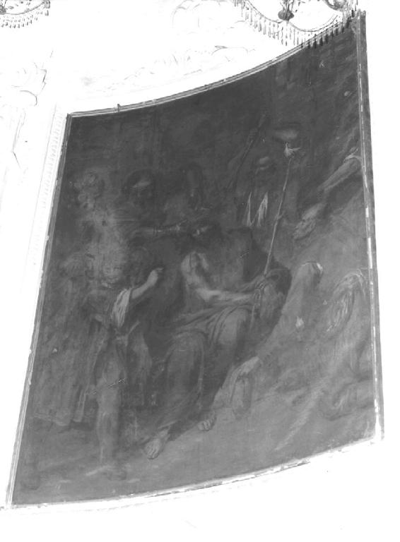 INCORONAZIONE DI SPINE (dipinto, ciclo) di Carlone Giovanni Battista (attribuito) (secondo quarto sec. XVII)