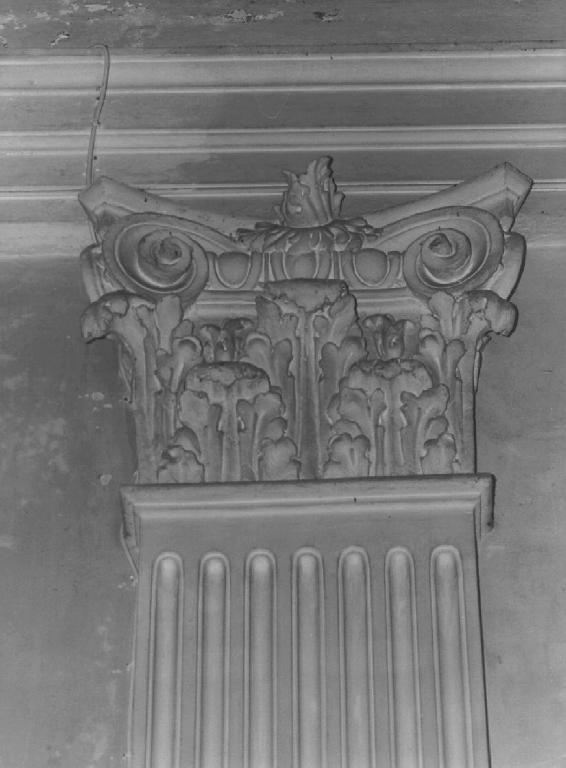 capitello composito, serie - manifattura ligure (ultimo quarto sec. XVIII)