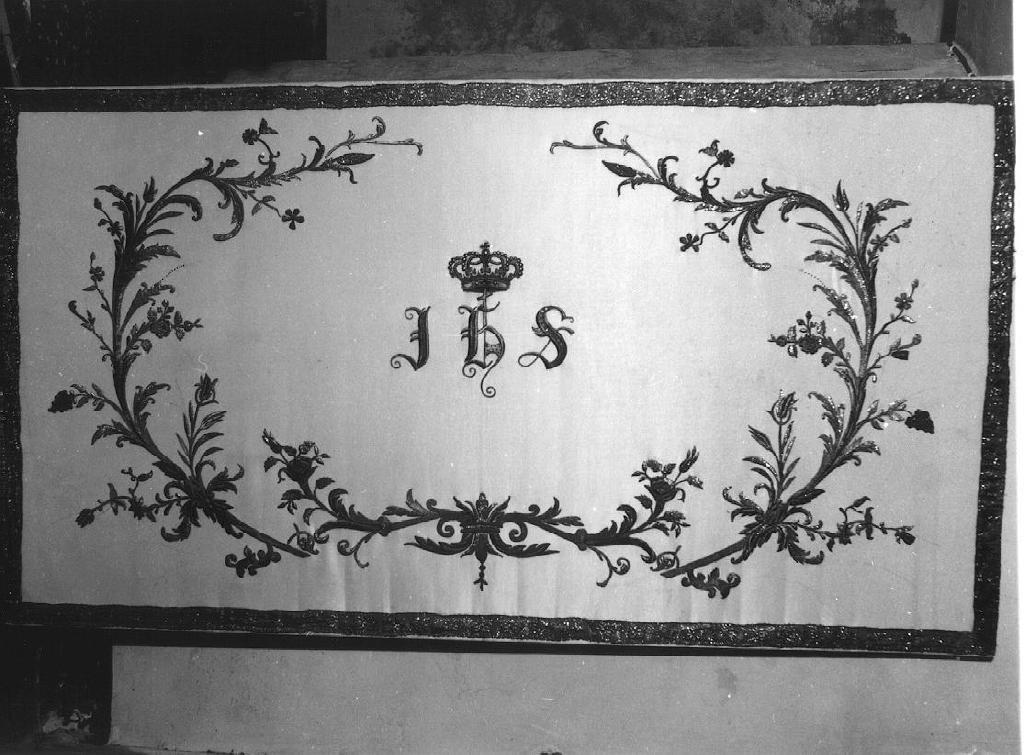 paliotto, opera isolata - manifattura ligure (seconda metà sec. XIX)