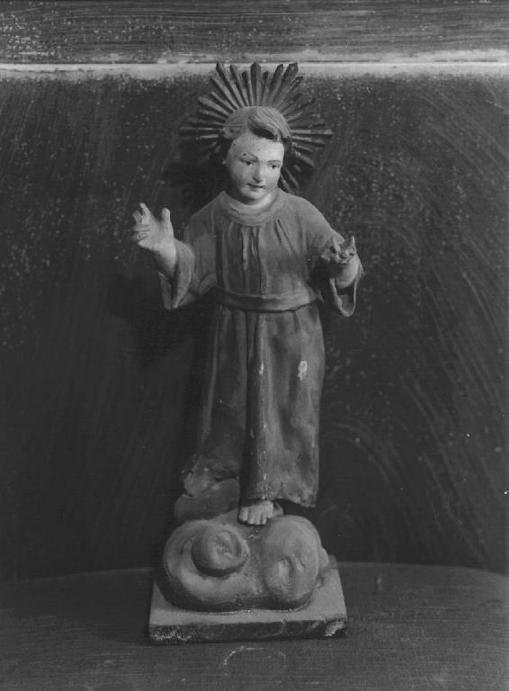 Gesù Bambino (scultura, opera isolata) - ambito ligure (seconda metà sec. XIX)