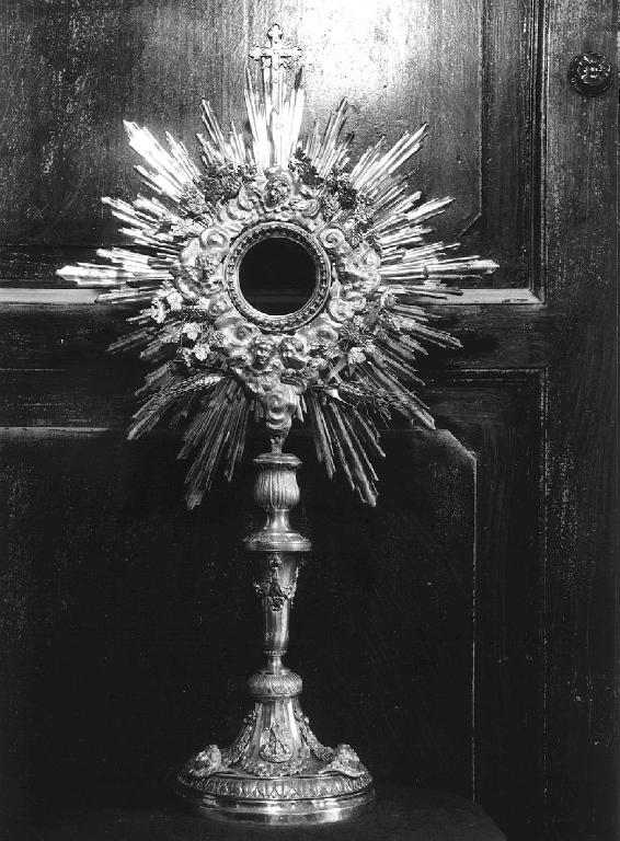 ostensorio - a raggiera, opera isolata - manifattura genovese (fine sec. XVIII)