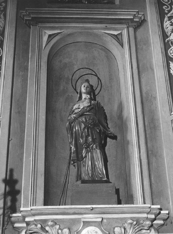 SANT'AGNESE (statua, opera isolata) - ambito ligure (metà sec. XX)