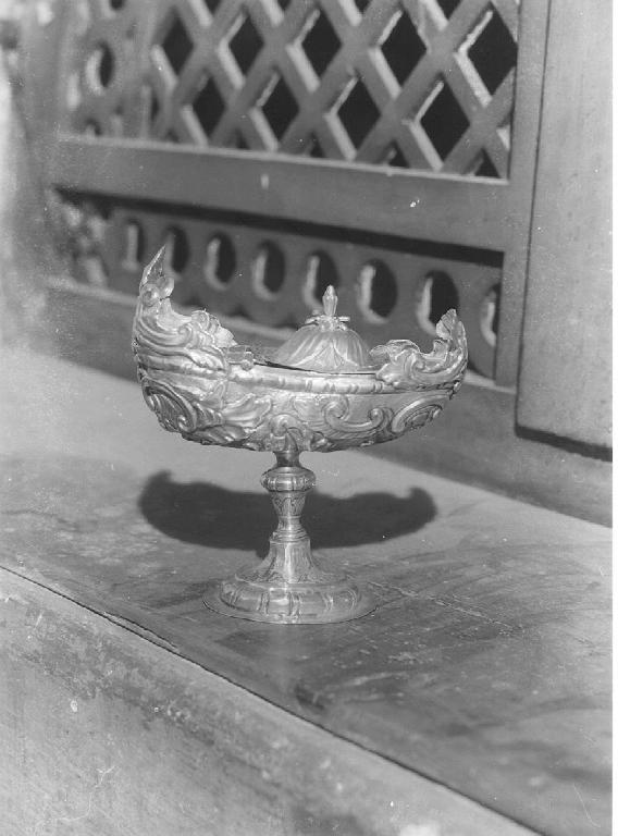 navicella portaincenso, opera isolata - PRODUZIONE GENOVESE (seconda metà sec. XVIII)