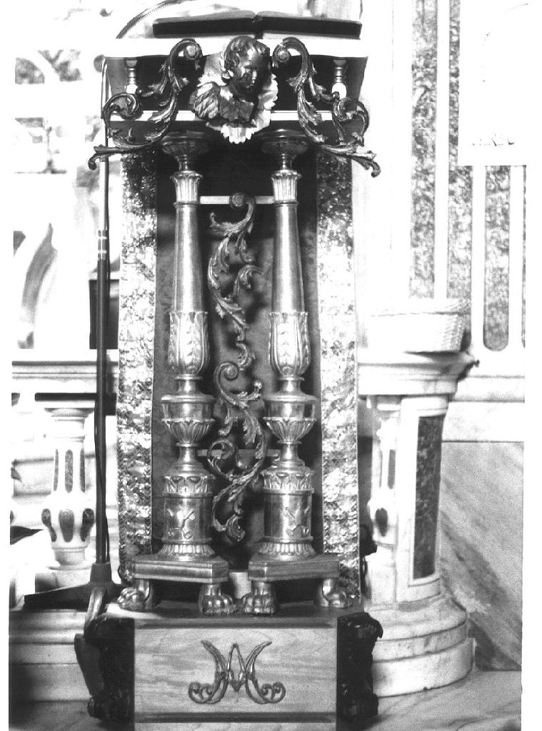 leggio, opera isolata - ambito ligure (sec. XIX)